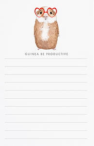 Guinea Be Productive Notepad