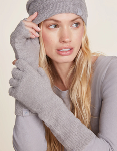 CozyChic Lite Fingerless Gloves, Pewter