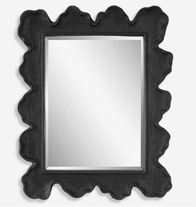 Sea Coral Mirror, Black