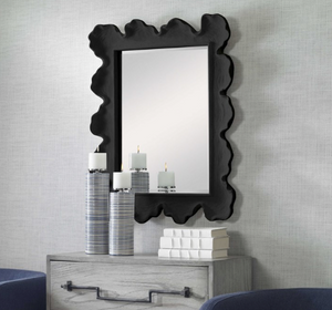 Sea Coral Mirror, Black