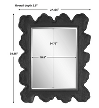 Load image into Gallery viewer, Sea Coral Mirror, Black
