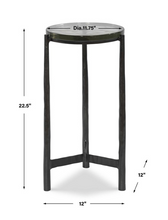 Load image into Gallery viewer, Eternity Accent Table, Gunmetal
