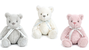 Love You Bear -  Gray, Cream & Pink