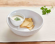 Load image into Gallery viewer, Textured Chip &amp; Dip Bowl
