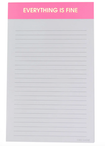 Everything Is Fine Notepad