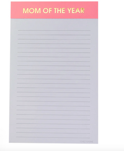 Mom Of The Year Notepad
