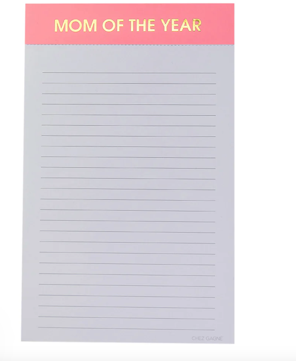 Mom Of The Year Notepad