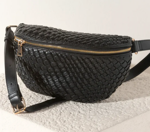 Blythe Sling Bag - Black & Almond