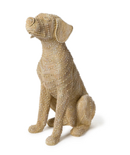 Load image into Gallery viewer, Good Dog Basket Weave Pattern Sitting Dog
