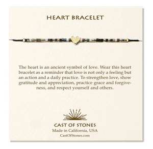 Natural Heart Bracelet