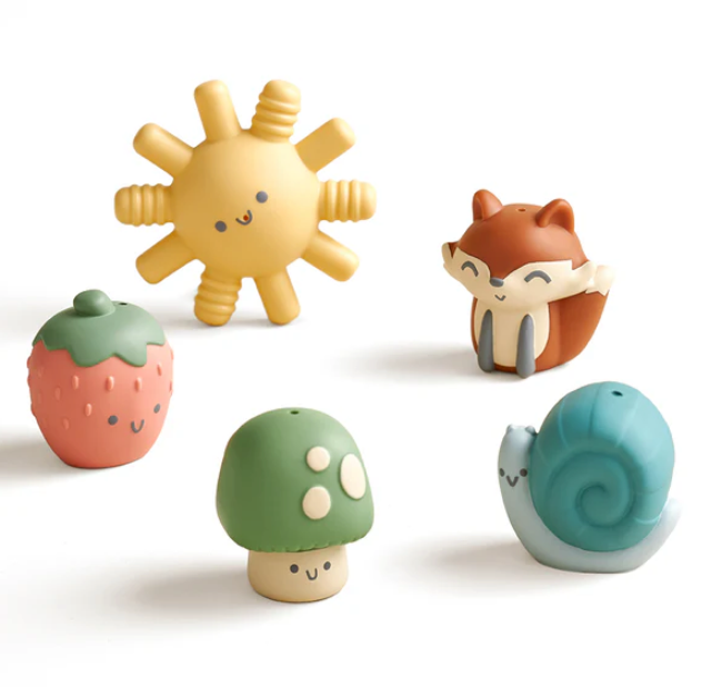 Itzy Bitzy Puppets Bath Toy Set