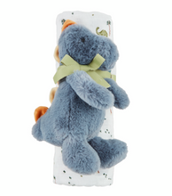Load image into Gallery viewer, Dino Swaddle and Rattle Set
