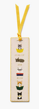 Load image into Gallery viewer, Rifle Paper Co. Studious Cats Bookmark
