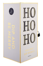 Load image into Gallery viewer, Set of 3 Holiday Dip Bowls- Ho Ho Ho
