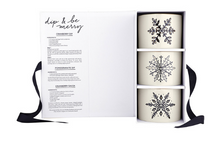 Load image into Gallery viewer, Set of 3 Holiday Dip Bowls- Ho Ho Ho
