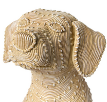 Load image into Gallery viewer, Good Dog Basket Weave Pattern Sitting Dog
