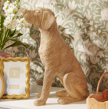 Load image into Gallery viewer, Good Dog Basket Weave Pattern Sitting Dog
