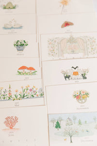 2025 Classic Desk Calendar Refill from Karen Adams Designs