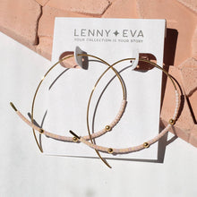 Load image into Gallery viewer, Confetti Beaded Earrings-Champagne, Minimalist, Threader
