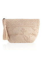 Load image into Gallery viewer, LORETTA ZIP POUCH: Natural
