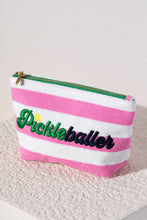 Load image into Gallery viewer, PICKLEBALLER ZIP POUCH, PINK
