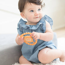 Load image into Gallery viewer, I Laugh at Dad Jokes Happy Teether

