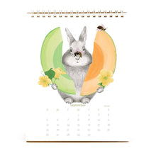 Load image into Gallery viewer, The 2027 Dear Hancock Farmer's Market Bunny Calendar
