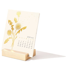 Load image into Gallery viewer, 2027 Special Edition Gold Foil Desk Calendar
