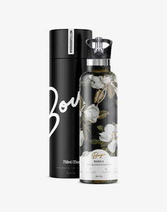MAGNOLIA Dark Garden 25 oz Insulated Water Bottle : Gift Tube
