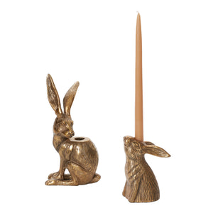 Hare Candleholders