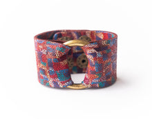 Load image into Gallery viewer, Deco Leather Cuff - 2 sizes
