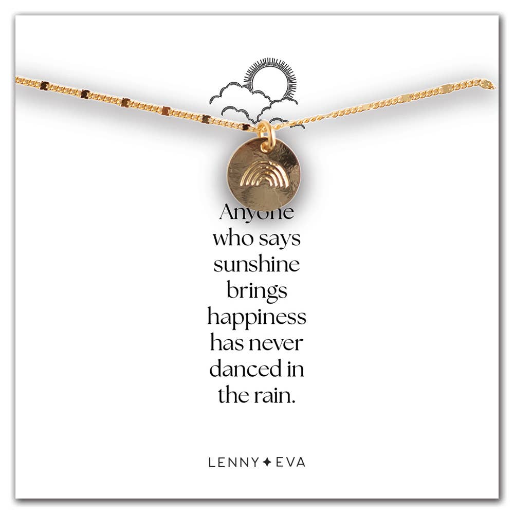 Intentions Necklace-Rainbow