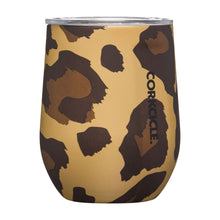 Load image into Gallery viewer, Corkcicle Luxe Leopard Canteen, Tumbler and Stemless Wine Cup
