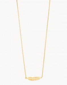 Follow Your Dreams Feather Sea La Vie Necklace by Spartina