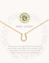 Load image into Gallery viewer, Feel Lucky Horseshoe Sea La Vie Necklace by Spartina
