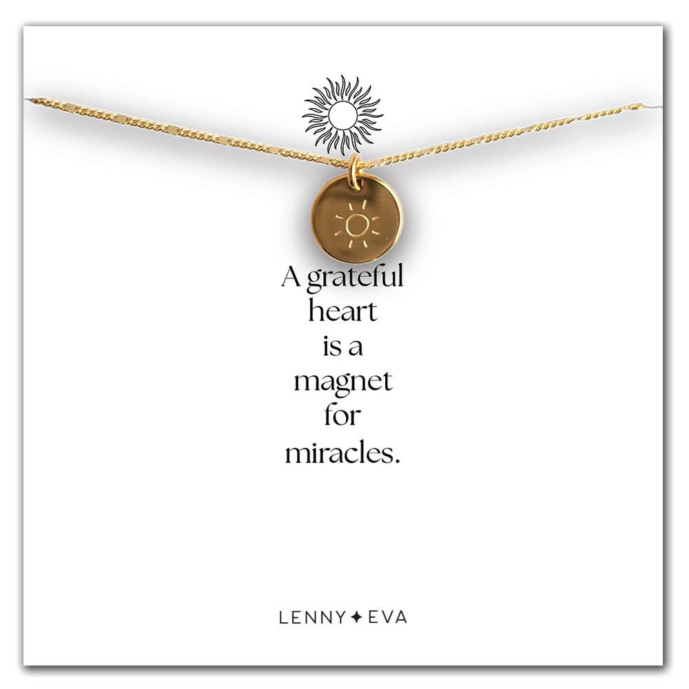 Intentions Necklace-Sun