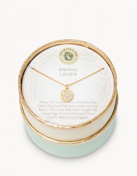 Animal Lover Paw Sea La Vie Necklace by Spartina