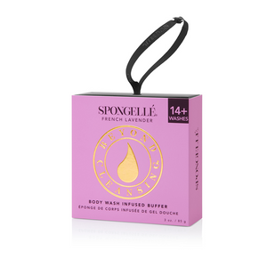 Spongellé French Lavender | Vegan-Friendly Boxed Flower Bath Sponge
