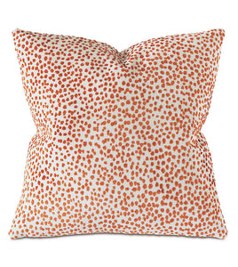 Tapir Decorative Pillow in Orange
