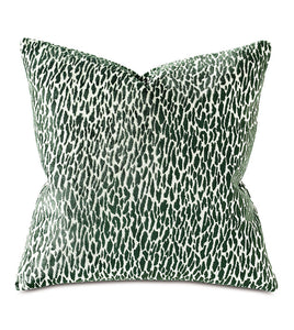 Earl Woven Emerald Decorative Pillow