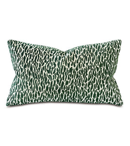 Earl Woven Emerald Boutique Pillow