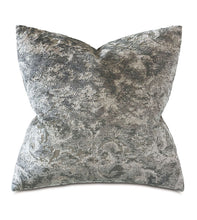 Load image into Gallery viewer, Byzantine Slate Velvet Decorative Pillow
