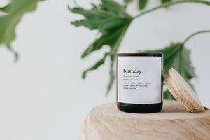 Dictionary Meaning Candles - "Birthday"