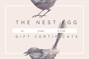 Gift Certificate to The Nest Egg