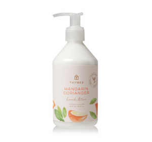 Mandarin Coriander Collection by Thymes - Candle, Fragrance Mist, Countertop Spray, Dish Liquid, Hand Wash, Cream & Lotion
