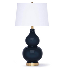 Load image into Gallery viewer, Madison Ceramic Table Lamp - Navy
