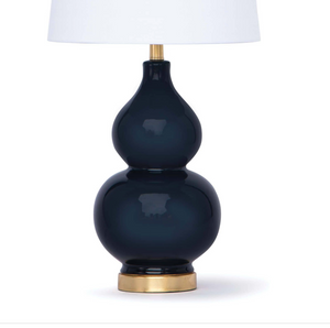 Madison Ceramic Table Lamp - Navy