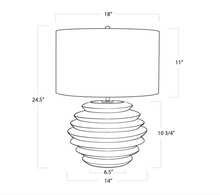 Load image into Gallery viewer, Canyon Ceramic Table Lamp
