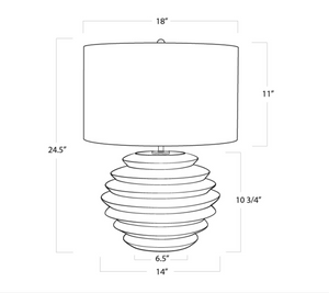 Canyon Ceramic Table Lamp