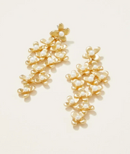 Load image into Gallery viewer, Dripping in Flowers Pearl Earrings
